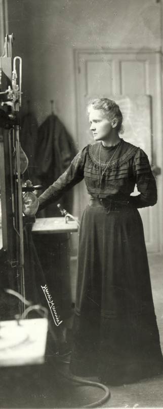Marie Curie dans son laboratoire de la facult des sciences